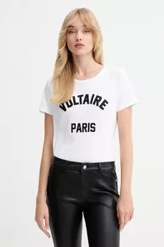 Футболка из хлопка Zadig&Voltaire, белый