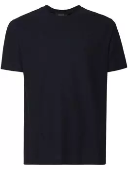 Футболка из хлопка Zanone, черный