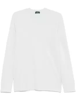 Футболка из хлопка Zanone, серый