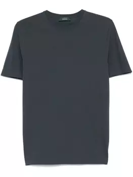 Футболка из хлопка Zanone, серый