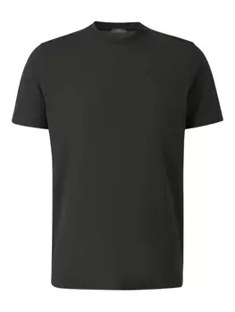 Футболка из хлопка Zanone, зеленый