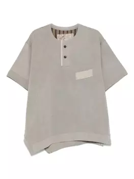 Футболка из хлопка Ziggy Chen, серый