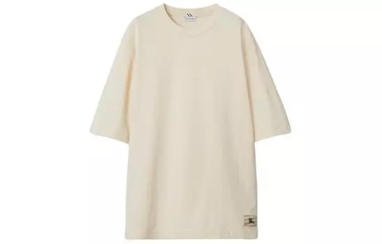 Футболка из хлопкацена Burberry, белый