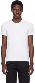 Футболка из хлопкового эластичного джерси TO FORD TOM FORD, белый