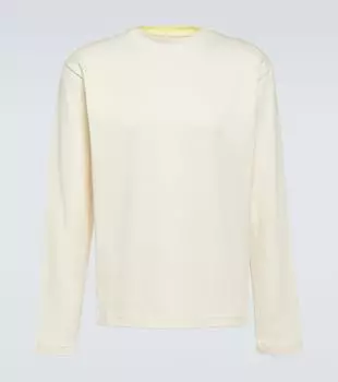 Футболка из хлопкового джерси Bottega Veneta, белый