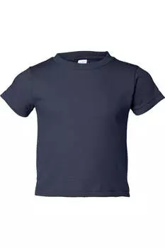 Футболка из хлопкового джерси для малышей Rabbit Skins, темно-синий