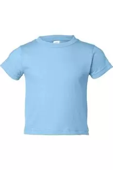 Футболка из хлопкового джерси для малышей Rabbit Skins, светло-голубой