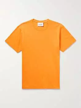 Футболка из хлопкового джерси FRAME, оранжевый
