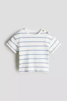 Футболка из хлопкового джерси H&M, мультиколор