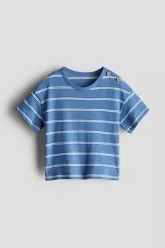 Футболка из хлопкового джерси H&M, мультиколор