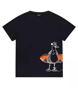 Футболка из хлопкового джерси Il Gufo, белый