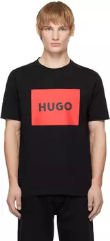 Футболка из хлопкового джерси, классического кроя Hugo