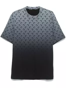 Футболка из хлопкового джерси Marine Serre, серый