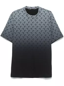 Футболка из хлопкового джерси Marine Serre, серый