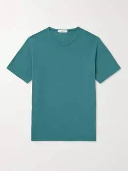 Футболка из хлопкового джерси, окрашенная в готовом виде Mr P., зеленый