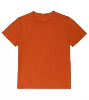 Футболка из хлопкового джерси Rick Owens, оранжевый