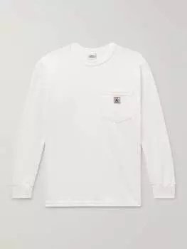 Футболка из хлопкового джерси с аппликацией логотипа Randy'S Garments, белый