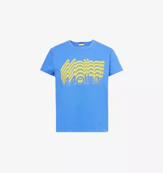 Футболка из хлопкового джерси с фирменным принтом «goodie goodie» Mother, цвет mother flash