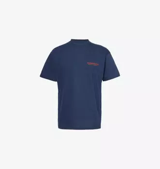 Футболка из хлопкового джерси с фирменным принтом Runaway Carhartt Wip, мультиколор