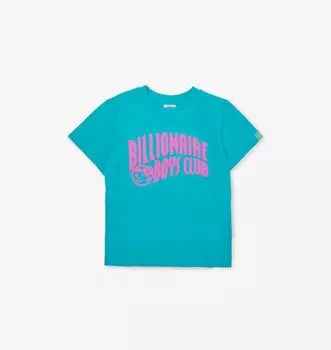 Футболка из хлопкового джерси с короткими рукавами и логотипом Arch Billionaire Boys Club, цвет teal