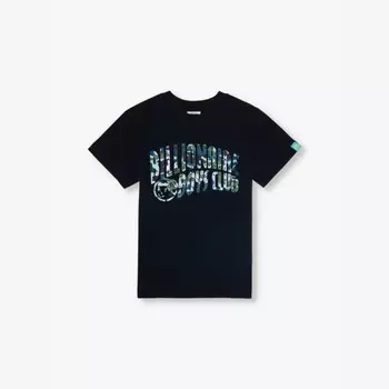 Футболка из хлопкового джерси с круглым вырезом и фирменным принтом для детей 4–16 лет Billionaire Boys Club, черный