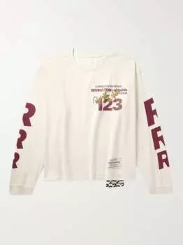 Футболка из хлопкового джерси с логотипом CVA NYC Rrr123, белый