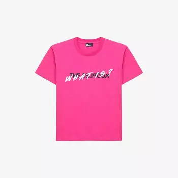 Футболка из хлопкового джерси с логотипом The Kooples, цвет fushia