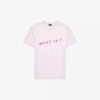 Футболка из хлопкового джерси с логотипом The Kooples, розовый