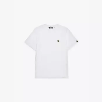 Футболка из хлопкового джерси с принтом «Camo Head Point» 10-13 лет A Bathing Ape, белый