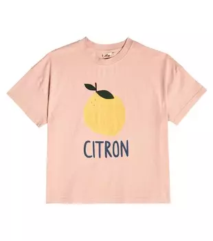 Футболка из хлопкового джерси с принтом Jellymallow, розовый