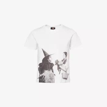 Футболка из хлопкового джерси с принтом Marc Jacobs x the Wizard of Oz Marc Jacobs, белый