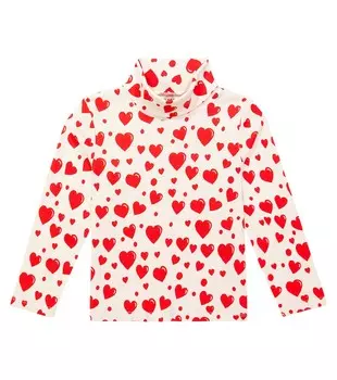 Футболка из хлопкового джерси с принтом Mini Rodini, мультиколор