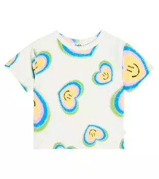 Футболка из хлопкового джерси с принтом Rabeke Molo, белый