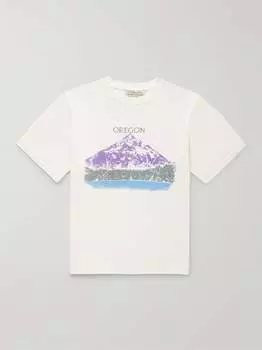 Футболка из хлопкового джерси с принтом REMI RELIEF, экрю