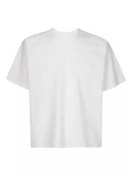 Футболка из хлопкового джерси sacai, белый