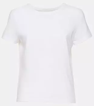 Футболка из хлопкового джерси Samson Khaite, белый