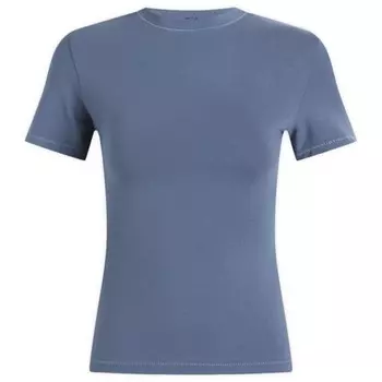 Футболка из хлопкового джерси Skims, цвет harbor