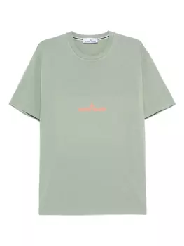 Футболка из хлопкового джерси Stone Island, зеленый