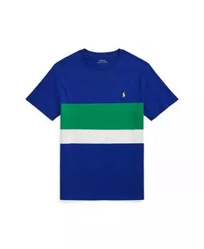 Футболка из хлопкового джерси в полоску для мальчиков Big Boys Polo Ralph Lauren, мультиколор