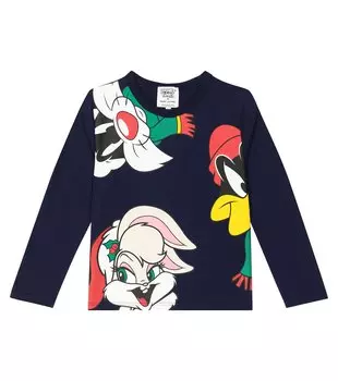 Футболка из хлопкового джерси x loney tunes Marc Jacobs Kids, мультиколор