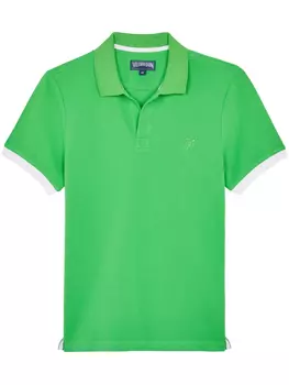 Футболка из хлопкового пике Vilebrequin, зеленый