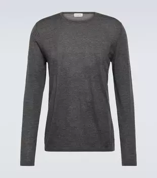 Футболка из киотского кашемира Le Kasha, серый