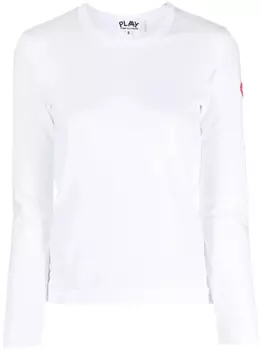 Футболка из коллаборации с the Artist Invader Comme Des Garons Play, белый