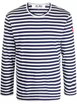 Футболка из коллаборации с the Artist Invader Comme Des Garons Play, синий