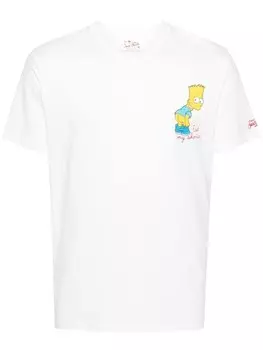 Футболка из коллаборации с The Simpsons MC2 Saint Barth, белый