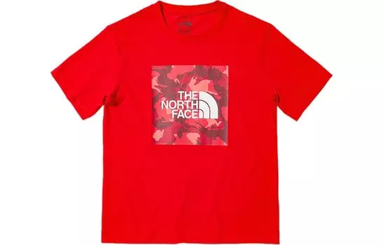 Футболка из коллекции CNY 2023 года, унисекс, красная The North Face, красный