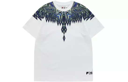 Футболка из коллекции коллаборации Marcelo Burlon County Of Milan X Marcelo Burlon, унисекс, белая Fila Fusion, белый