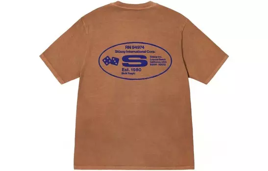 Футболка из коллекции осень/зима FW23 унисекс Stussy, зеленый