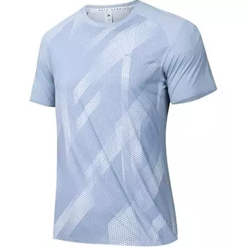 Футболка из коллекции Running Collection для мужчин Awakening Cloud Blue/Full Print Anta, цвет Awakening Cloud Blue/Full Print