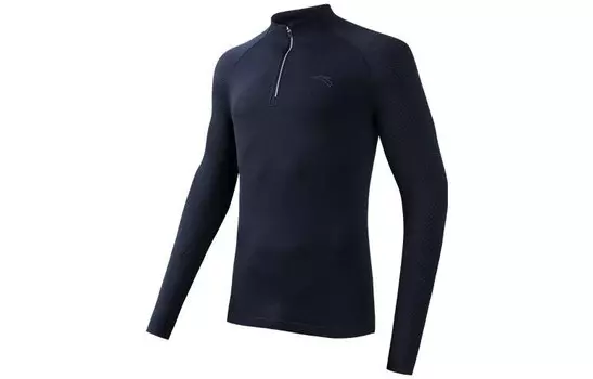 Футболка из коллекции Running, мужская, базовая, черная, с цветочным узором, серая Anta, черный